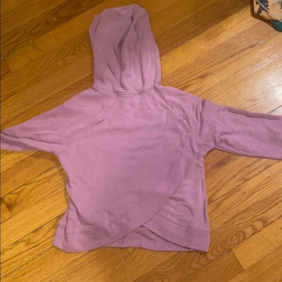 Athleta girl lilac hoodie with criss cross back - Picture 2 of 4